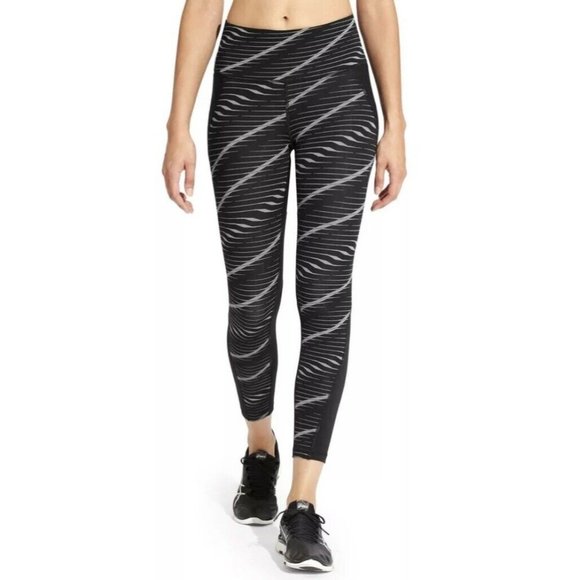 ATHLETA WAVES STEALTH 7/8 TIGHT PANTS YOGA GYM FITNESS BLACK‎ S  #457962  $108 - Picture 2 of 11